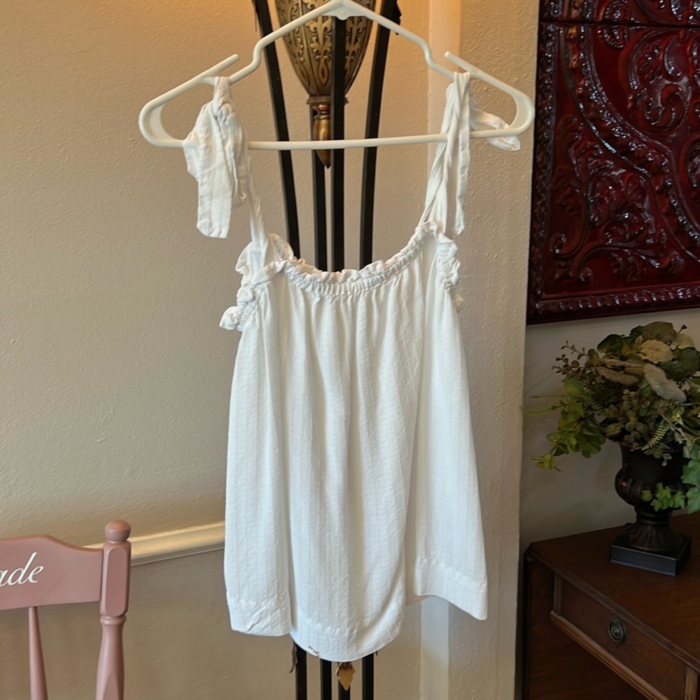 White summer top